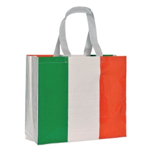 Shopper avec soufflet en PP laminé 120g/m2, anses longues en ruban 3