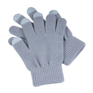 Gants en acrylique avec extremité des doigts en matériel conducteur pour smartphone