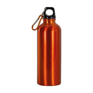 Gourde en aluminium ( 500ml), avec bouchon en plastique et mousqueton 4