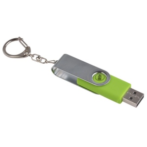 Clé USB 4 Gb pivotante ABS/caoutchouc/Métal 10