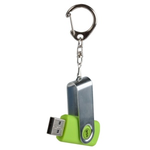 Clé USB 4 Gb pivotante ABS/caoutchouc/Métal 11