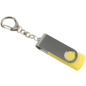 Clé USB 4 Gb pivotante ABS/caoutchouc/Métal 4