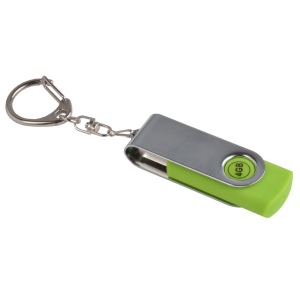Clé USB 4 Gb pivotante ABS/caoutchouc/Métal