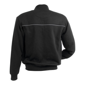 Sweat homme à fermeture éclair 60% coton, 40% polyester 280 g/m2 avec 3 poches avec fermet 5