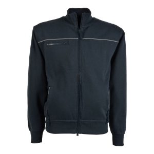 Sweat homme à fermeture éclair 60% coton, 40% polyester 280 g/m2 avec 3 poches avec fermet 2
