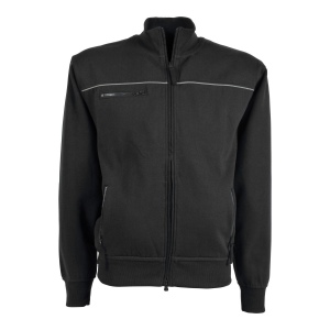 Sweat homme à fermeture éclair 60% coton, 40% polyester 280 g/m2 avec 3 poches avec fermet 3