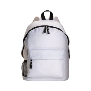Sac à dos en polyester 600D avec 3 poches, dont une latèrale en filet. Bretelles réglables 29