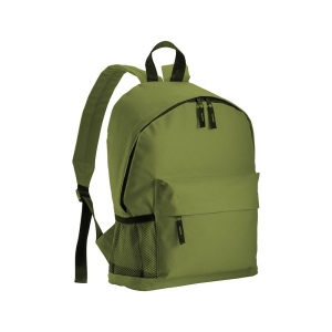 Sac à dos en polyester 600D avec 3 poches, dont une latèrale en filet. Bretelles réglables 2