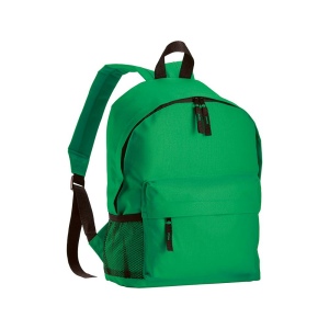 Sac à dos en polyester 600D avec 3 poches, dont une latèrale en filet. Bretelles réglables 12