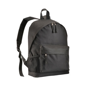 Sac à dos en polyester 600D avec 3 poches, dont une latèrale en filet. Bretelles réglables 14