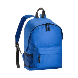 Sac à dos en polyester 600D avec 3 poches, dont une latèrale en filet. Bretelles réglables 7