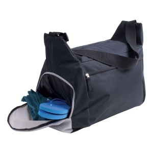 Sac de sport/sac de voyage en polyester 600D avec bandoulière réglable, 2 compartiments 6