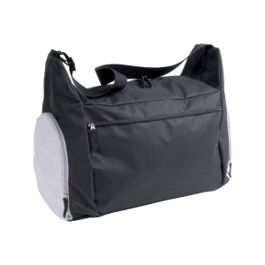 Sac de sport/sac de voyage en polyester 600D avec bandoulière réglable, 2 compartiments 3