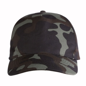 Casquette en coton camouflage, 5 panneaux, fermeture velcro 3