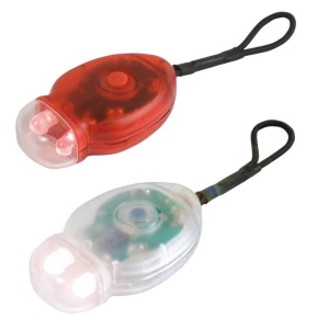 Ensemble de lumières pour vélo en plastique, à double LED, une avec lumière blanche 4