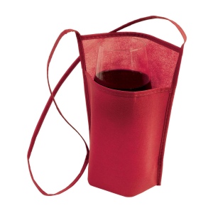 Porte-verre de dégustation tour de cou en TNT 80gr 19