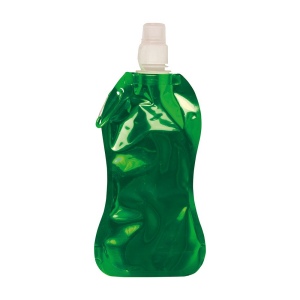 Gourde en PE/PET repliable (480ml), avec mousqueton (27 cm de haut pour 10,5 cm de largeur 4