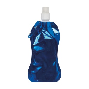 Gourde en PE/PET repliable (480ml), avec mousqueton (27 cm de haut pour 10,5 cm de largeur 2