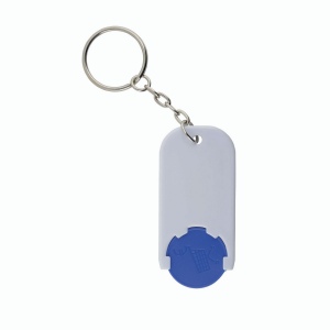 Porte-cl s en plastique avec jeton pour le chariot (2,8 x 6 x0,4 cm) 12