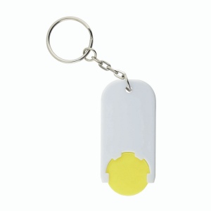 Porte-cl s en plastique avec jeton pour le chariot (2,8 x 6 x0,4 cm) 16