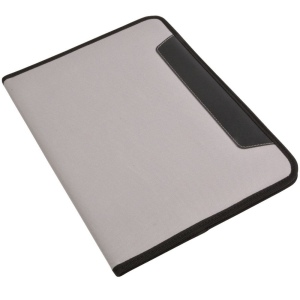 Conférencier, porte-bloc A4, avec poche et passant pour stylo, bloc ligné inclus 9