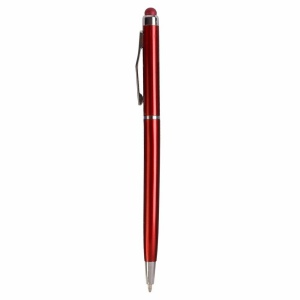 Stylo slim en plastique avec stilet écran tactile 17