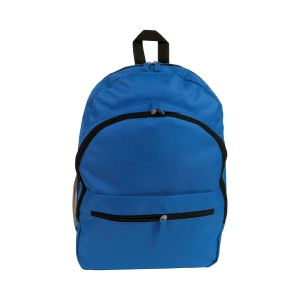 Sac à dos en polyester 600 D avec 6 poches dont 2 latérales en filet. Poche frontale 10