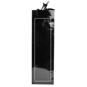 Shopper avec soufflet porte-bouteille en carte laminée 157 g/m2 avec renforcement au fond, 21