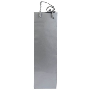 Shopper avec soufflet porte-bouteille en carte laminée 157 g/m2 avec renforcement au fond, 11
