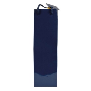 Shopper avec soufflet porte-bouteille en carte laminée 157 g/m2 avec renforcement au fond, 14