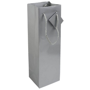 Shopper avec soufflet porte-bouteille en carte laminée 157 g/m2 avec renforcement au fond, 3