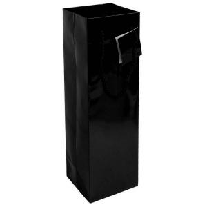 Shopper avec soufflet porte-bouteille en carte laminée 157 g/m2 avec renforcement au fond, 6