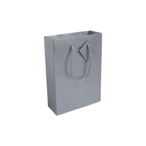 Shopper avec soufflet en carte laminée 157 g/m2 avec renforcement à la base, anses en cord 3