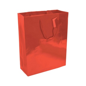 Shopper avec soufflet en papier laminé 157 g/m2 avec renforcement au fond, anses en corde 5