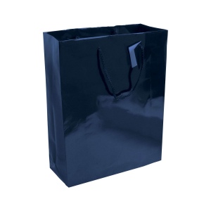 Shopper avec soufflet en papier laminé 157 g/m2 avec renforcement au fond, anses en corde 4