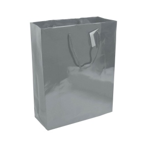 Shopper avec soufflet en papier laminé 157 g/m2 avec renforcement au fond, anses en corde 3