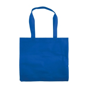 Shopper avec soufflet en TNT 80g/m2 thermosoudé, anses longues 14
