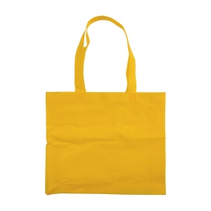 Shopper avec soufflet en TNT 80g/m2 thermosoudé, anses longues 20