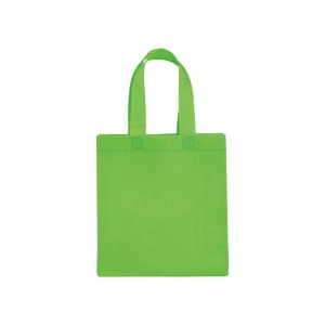 Shopper mini avec soufflet en TNT 80g/m2, anses courtes 14