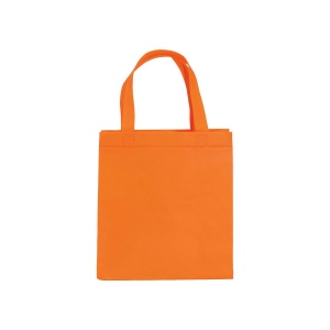Shopper mini avec soufflet en TNT 80g/m2, anses courtes 24