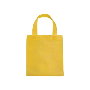 Shopper mini avec soufflet en TNT 80g/m2, anses courtes 26