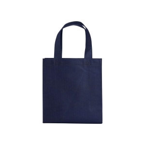 Shopper mini avec soufflet en TNT 80g/m2, anses courtes 28