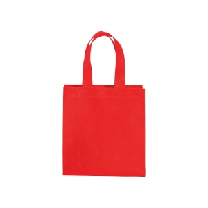 Shopper mini avec soufflet en TNT 80g/m2, anses courtes 32