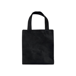 Shopper mini avec soufflet en TNT 80g/m2, anses courtes 34