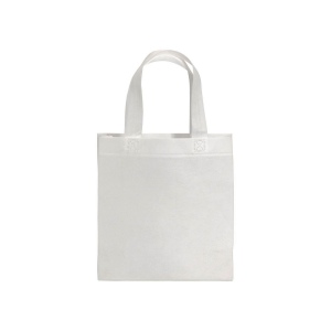 Shopper mini avec soufflet en TNT 80g/m2, anses courtes 36