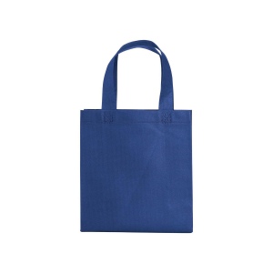 Shopper mini avec soufflet en TNT 80g/m2, anses courtes 20