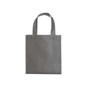 Shopper mini avec soufflet en TNT 80g/m2, anses courtes 22
