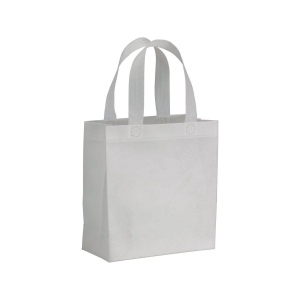 Shopper mini avec soufflet en TNT 80g/m2, anses courtes 13
