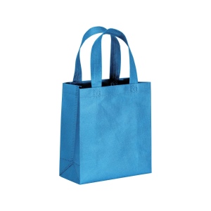 Shopper mini avec soufflet en TNT 80g/m2, anses courtes 3