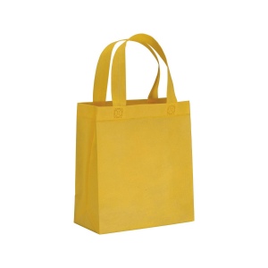 Shopper mini avec soufflet en TNT 80g/m2, anses courtes 8